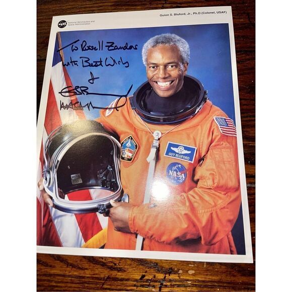 Astronaut Guion Bluford Signed Photograph - Picture 3 of 6